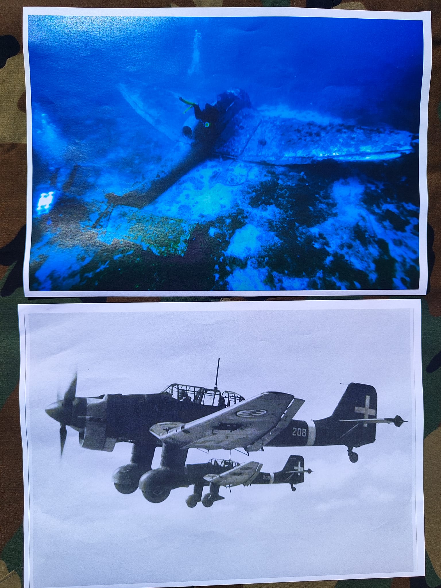 Slike Junkers Ju 87 Stuka aviona pronađenih kod otoka Žirja