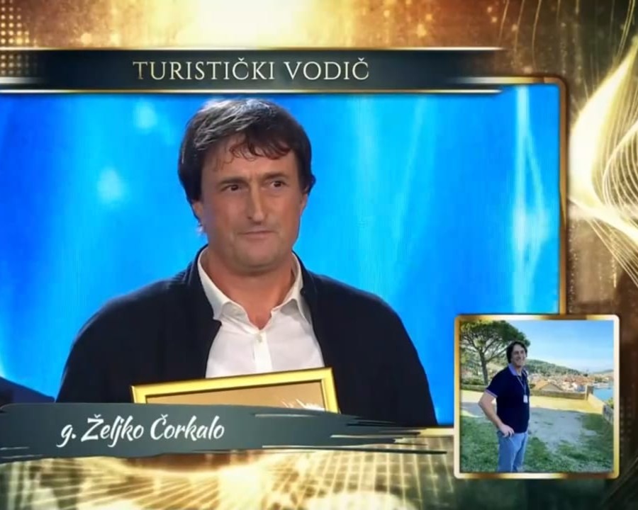 NAŠ ČLAN ŽELJKO ČORKALO PROGLAŠEN TURISTIČKIM VODIČEM GODINE