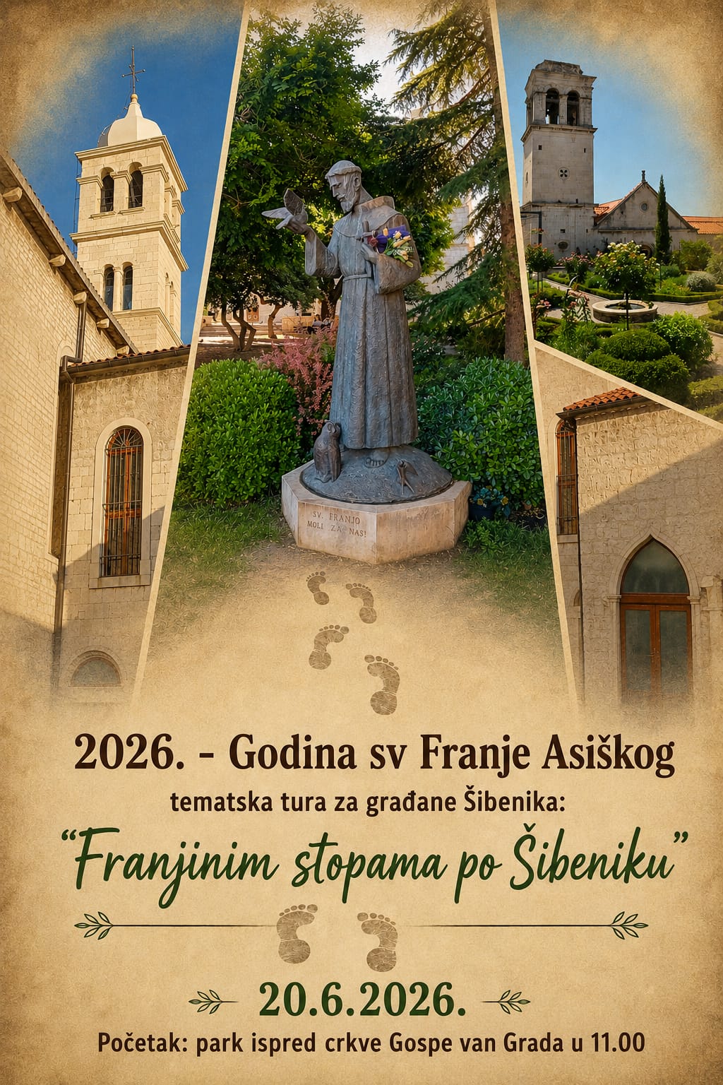 FRANJINIM STOPAMA PO ŠIBENIKU