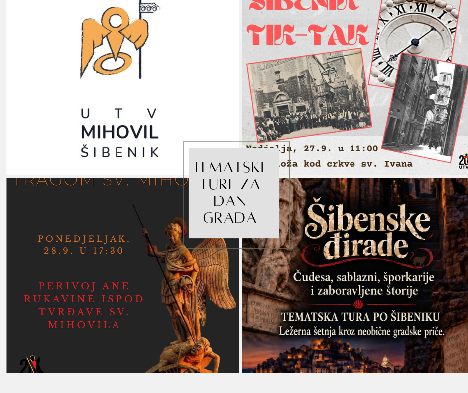 BESPLATNI RAZGLEDI ZA DAN GRADA ŠIBENIKA